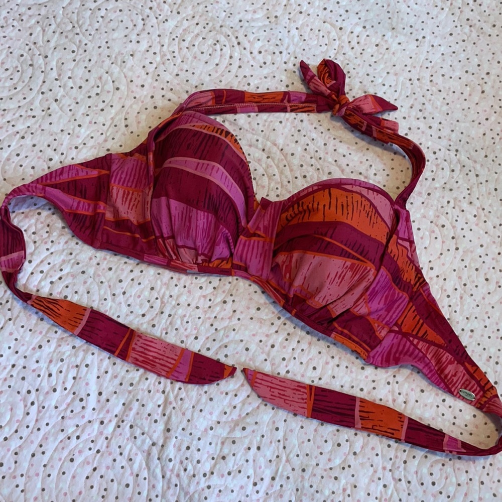 D cup Sunset Underwire Bikini Top